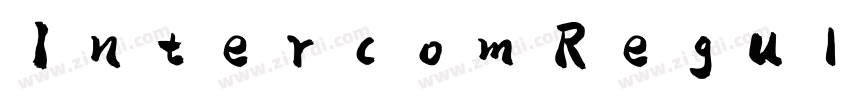 Intercom Regular 常规字体转换